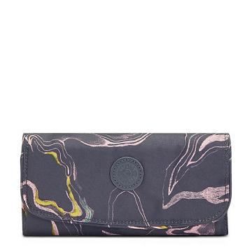 Kipling Money Land Printed Snap Wallet Pénztárca Szürke | HU 2182MQ